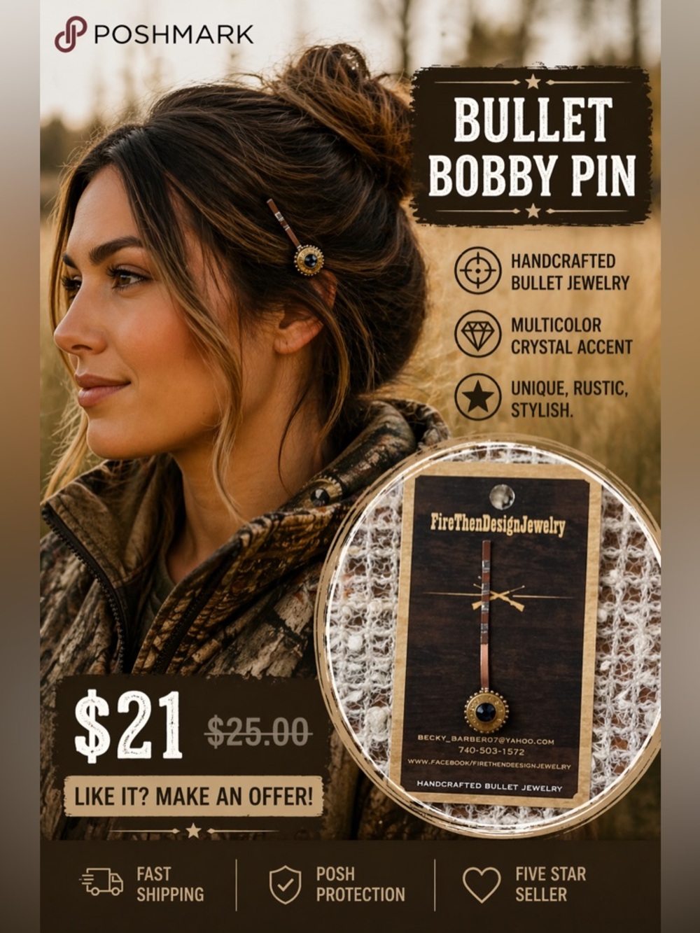 Bullet Bobby Pin